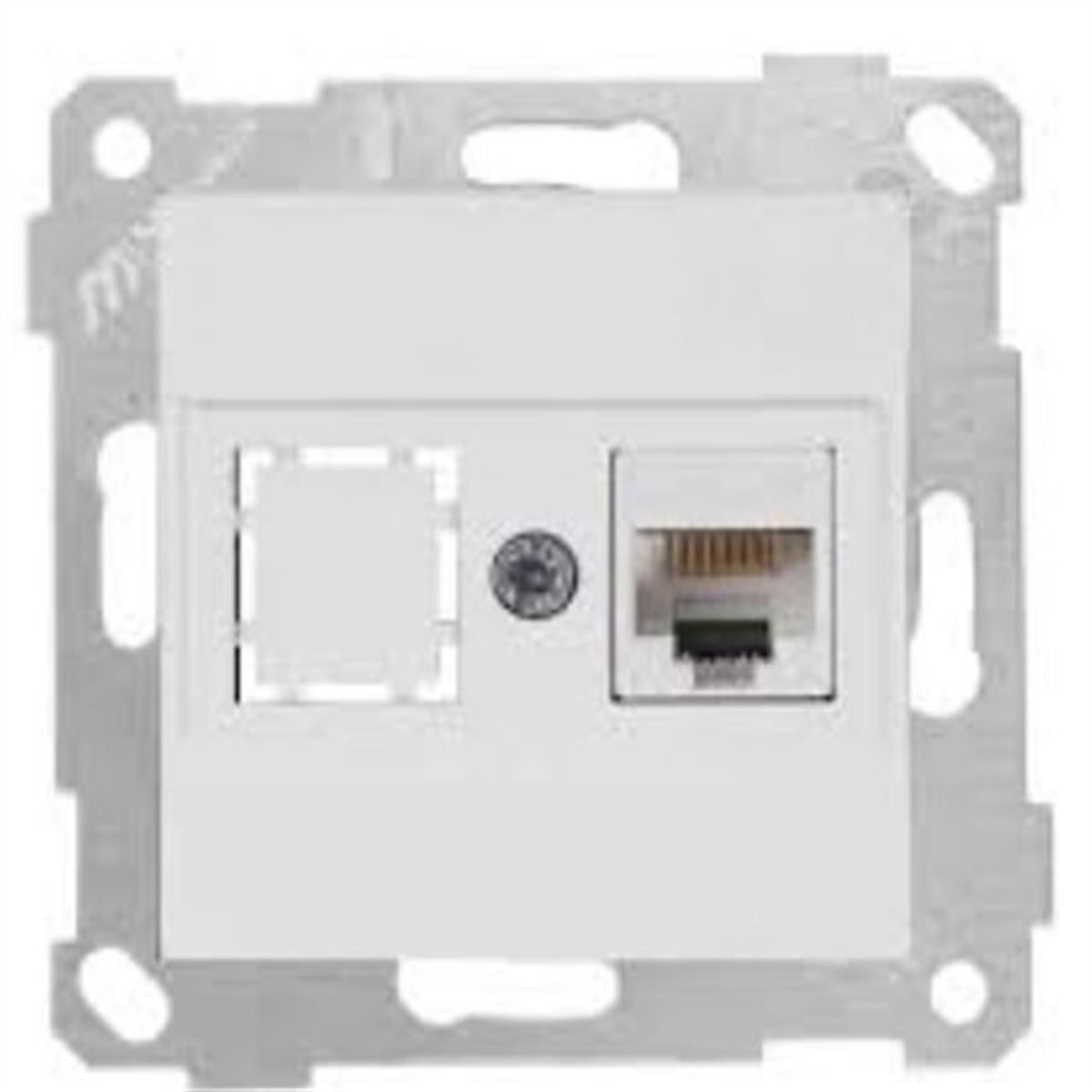 RİTA MEK TUŞ DATA PRİZİ 1*RJ45 (CAT5E) BEYAZ 1